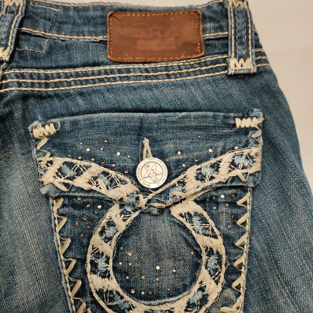 Womens 27R Big Star Vintage Liv Mid Rise Skinny Jeans 28" Inseam.
